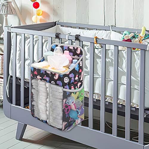 Accmor Hanging Baby Diaper Caddy Organizer Black