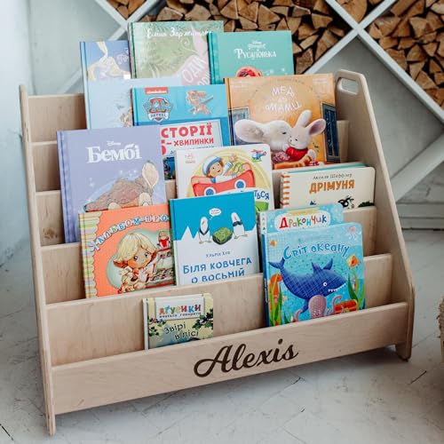 Montessori Kids Toy Shelf Bookcase Set 1