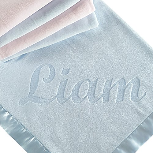 Custom Catch Personalized Baby Blanket for Boys - Blue 1