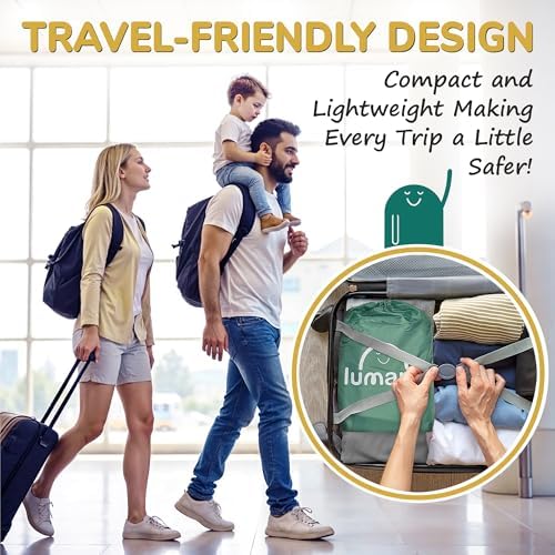 LUMARA Inflatable Bed Rail for Toddlers 2 Pack