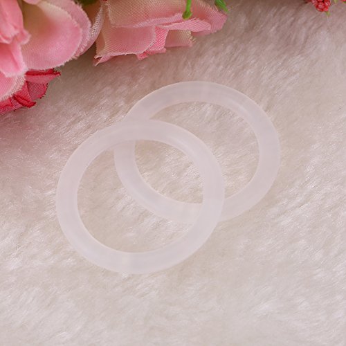 20Pcs Silicone Pacifier Clips Transparent