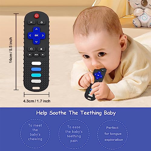 ROBBEAR Baby Teething Toy with TV Remote Shape