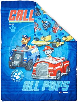 Paw Patrol Calling All Pups 4-Piece Toddler Bedding Set - Blue
