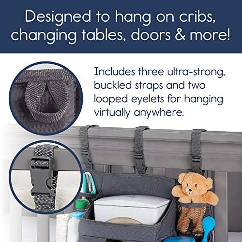 Hiccapop Hanging Diaper Organizer for Changing Tables and Cribs