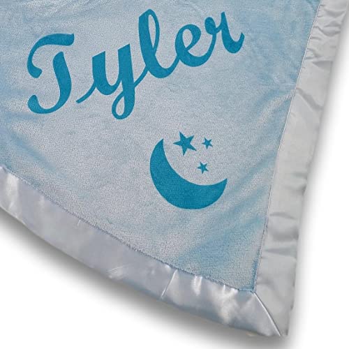 Custom Catch Personalized Baby Blanket for Boys - Blue 1