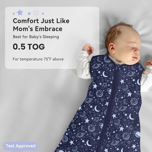 Baby Sleep Sack 6-12 Months 3 Pack 100 Cotton