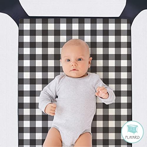 The Peanutshell 3-Pack Fitted Playard Sheets - Woodland Design 1