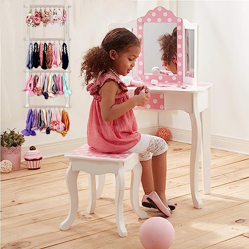 Cherrboll Hair Bow Holder for Girls with 32 Hooks