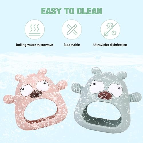 MOLkoi Baby Teething Toy with Pacifier Design