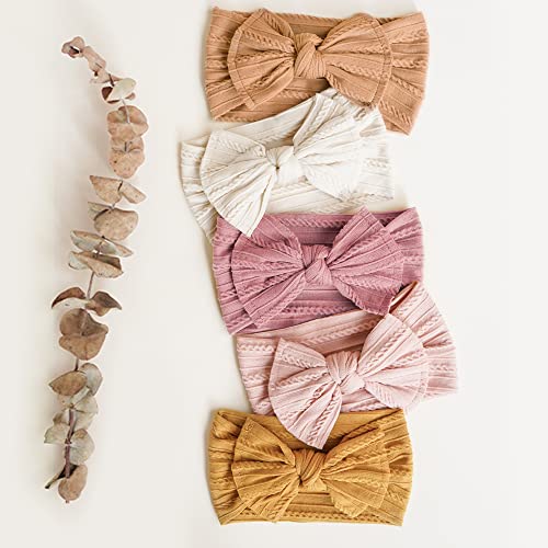 Prohouse 12 Pack Baby Nylon Headbands with Bow