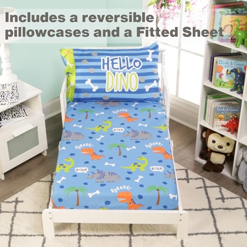 EVERYDAY KIDS Dinosaur Toddler Bedding Set