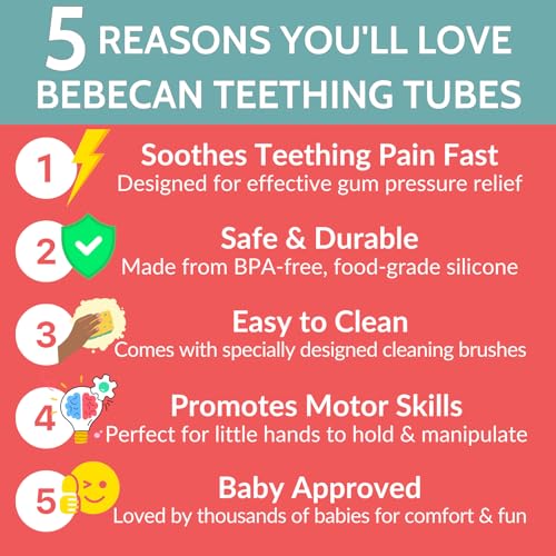 Bebecan Teething Sticks for Babies 0-36 Months 1