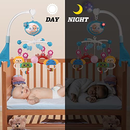 Nicknack Baby Mobile with Music and Lights for Infants 0-6 Months