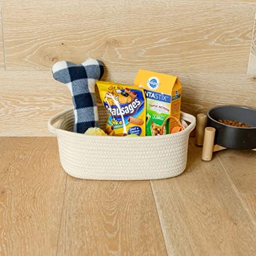 NaturalCozy 5-Piece Rectangle Storage Basket Set