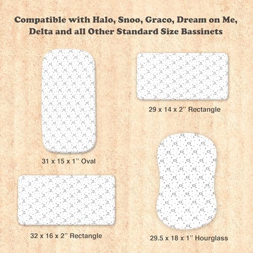 Bublo Baby 2-Pack Organic Bassinet Sheets 1