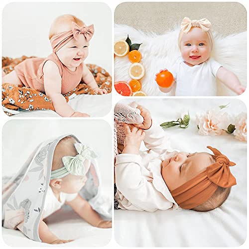 Jesries 22 PCS Baby Headbands with Bows for Girls