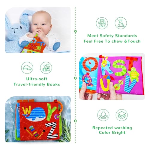 Molly Nemo Crinkle Cloth Book for Infant Baby 0-12 Months