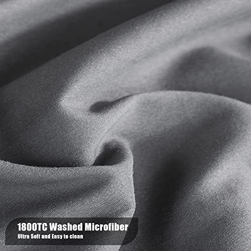 MOONQUEEN 2-Pack Breathable Microfiber Crib Sheets