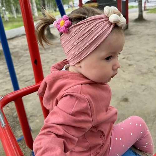 3 Pcs Baby Flower Headbands for Girls