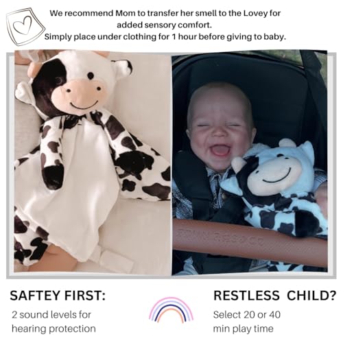 Musical Baby Lovey Cow - Calming Sleep Aid