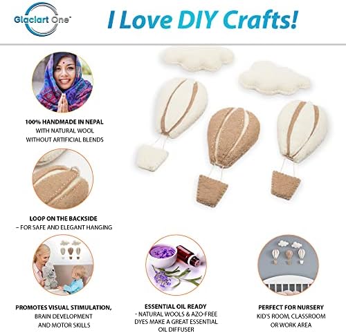 GLACIART ONE Felt Wall Decor Set
