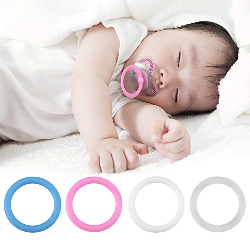 20Pcs Silicone Pacifier Clips Transparent