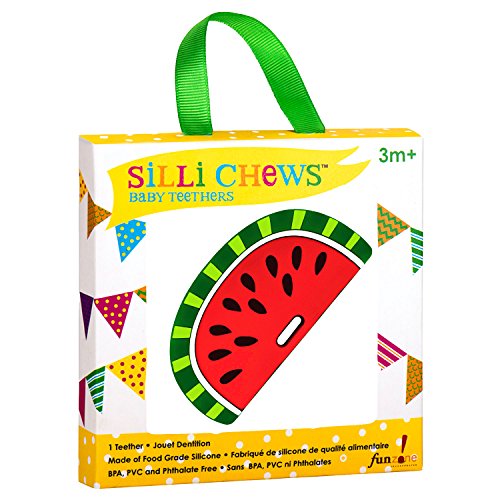 Silli Chews Watermelon Teether for Babies BPA Free