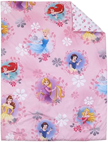 Disney Pretty Princess Toddler Bed 4 Piece Set Pink