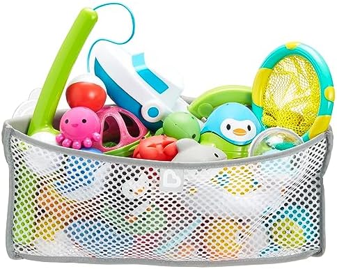 Munchkin High n Dry Corner Bath Toy Organizer - Grey