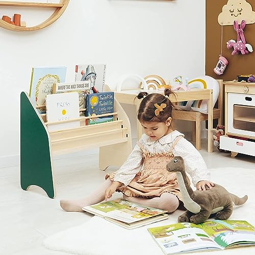 Enjoy The Wood Montessori Bookshelf for Kids