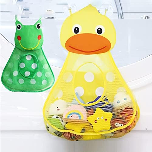 Cute Animal Baby Bath Storage Bag with Suction Cups 1