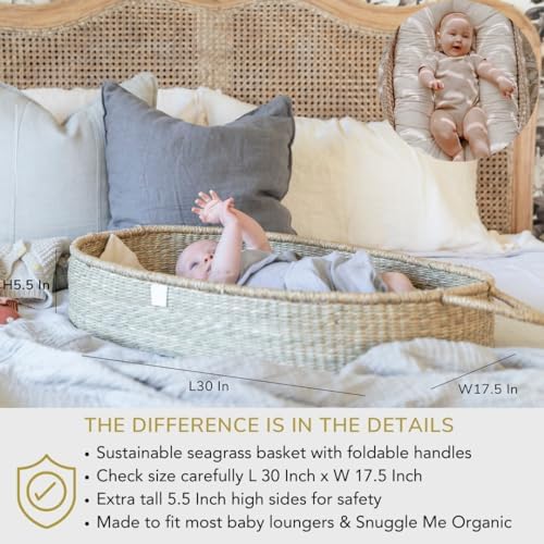 Premium Baby Changing Basket with High Sides Liner