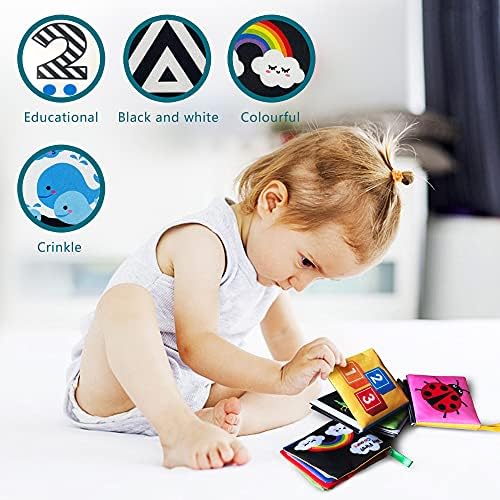 Soft Cloth Baby Learning Book Toy Pack of 4