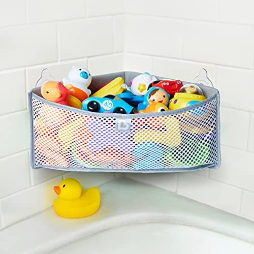 Munchkin High n Dry Corner Bath Toy Organizer - Grey