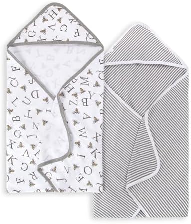 Burts Bees Baby Organic Cotton Hooded Towels 2-Pack 1