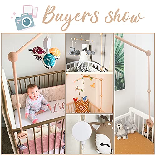 Baby Mobile Arm Holder with Rotating Music Box