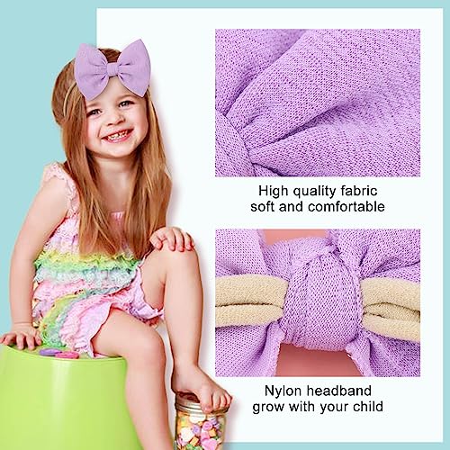 YanJie Baby Girl Headband with Bow - Newborn Hair Accessory