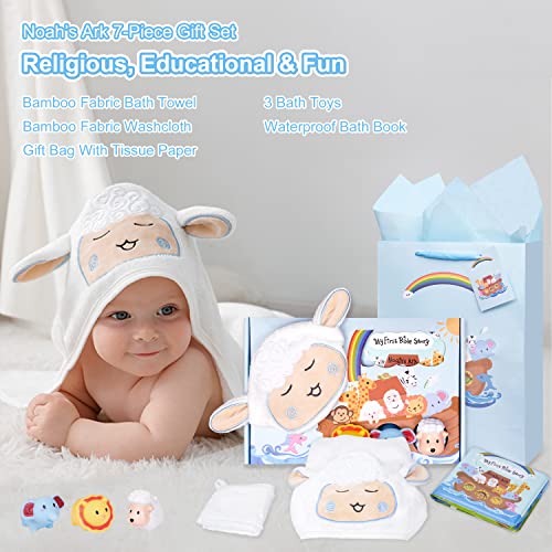 My First Noahs Ark 7 Pcs Baptism Gift Set for Boys