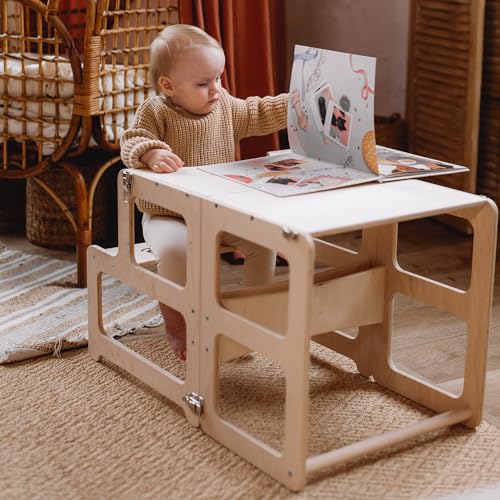 Montessori Learning Tower and Desk with Chair