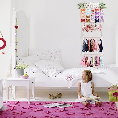 Cherrboll Headbands Holder with Hooks for Baby Hair Accessories