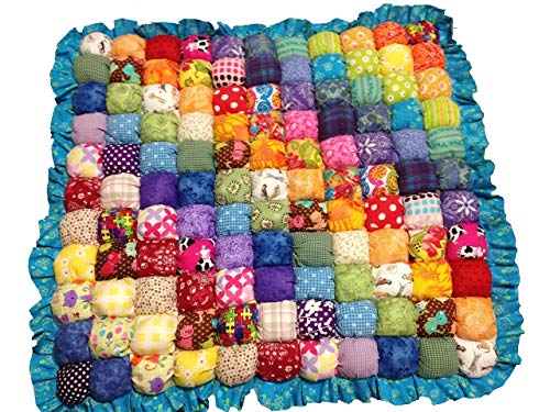 Handmade iSpy Rainbow Bubble Quilt Play Mat