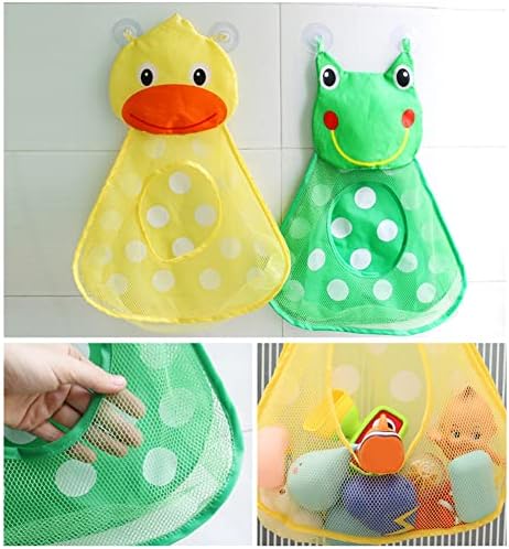 Cute Animal Baby Bath Storage Bag with Suction Cups 1