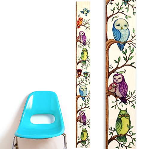 Headwaters Studio Owl Growth Chart 58x575 Wall Mounted