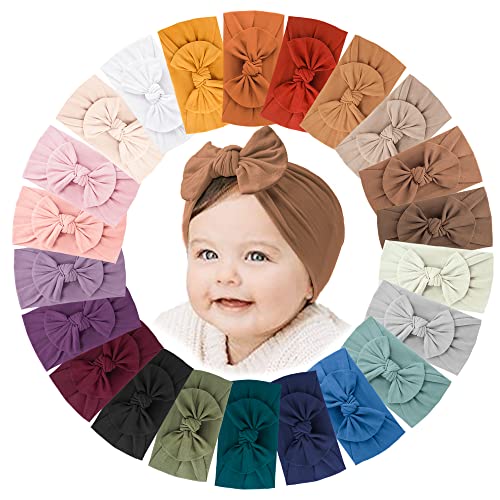 Jesries 22 PCS Baby Headbands with Bows for Girls