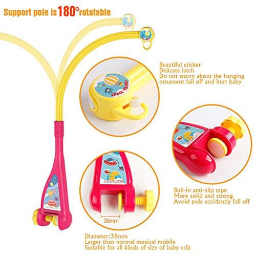 Mini Tudou Musical Crib Mobile with Lights and 108 Melodies 1