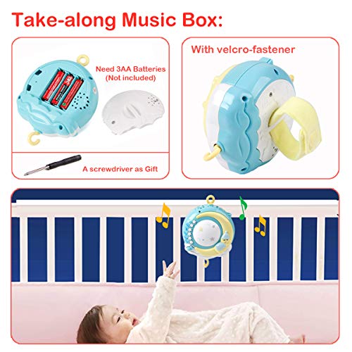 Mini Tudou Baby Musical Mobile with Light and Music