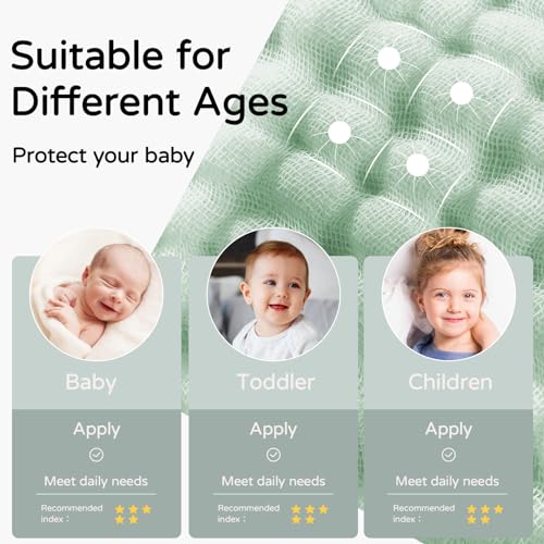 Yoofoss Hooded Baby Towel 2 Pack 32x32 Inch Muslin Cotton