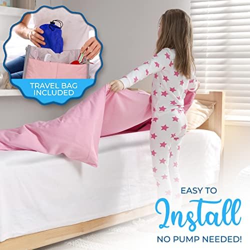 Babylio Inflatable Bed Rail 2-Pack Safety Guard