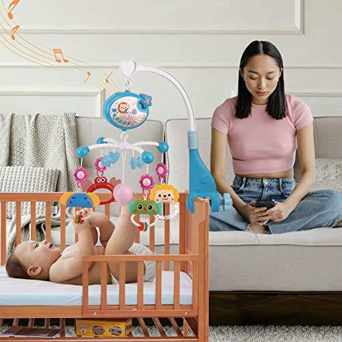 Nicknack Baby Mobile with Music and Lights for Infants 0-6 Months