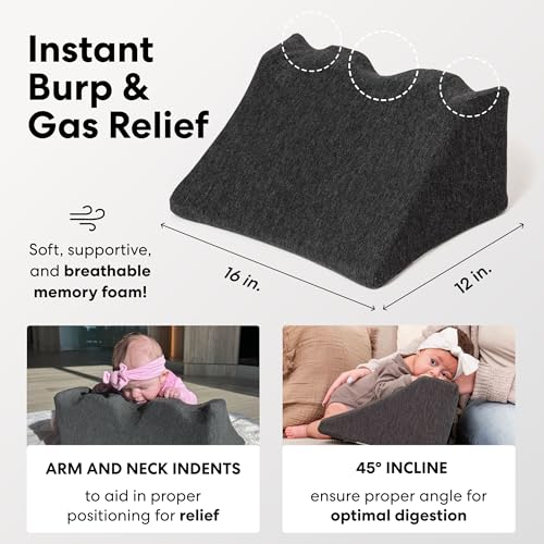 Vonu Burplee Nursing Support for Baby - Burp Gas Reflux Relief